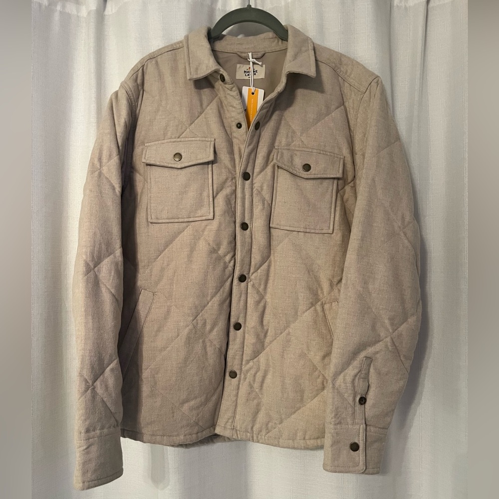 Men’s marine layer Olin quilted overshirt/jacket